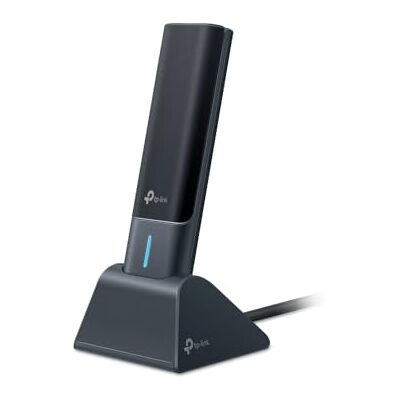 TP-Link Archer TXE70UH 𝗪𝗶𝗙𝗶 𝟲𝗘 WLAN Stick für PC, USB WLAN Adapter AXE5400 Dualband, MU-MIMO, WPA3, USB 3.0, nur Kompatibel mit Windows 10/11 TP-Link Archer TXE70UH 𝗪𝗶𝗙𝗶 𝟲𝗘 WLAN Stick für PC, USB WLAN Adapter AXE5400 Dualband, MU-MIMO, WPA3, USB 3.0, nur Kompatibel mit Windows 10/11