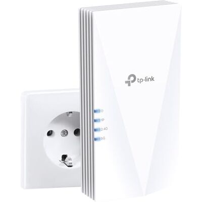 TP-Link RE500X WiFi 6 WLAN Verstärker Repeater AX1500 (1200 Mbit/s 5GHz, 300 Mbit/s 2,4GHz, Gigabit-Port, kompatibel mit Allen WLAN-Routern inkl. Fritzbox) TP-Link RE500X WiFi 6 WLAN Verstärker Repeater AX1500 (1200 Mbit/s 5GHz, 300 Mbit/s 2,4GHz, Gigabit-Port, kompatibel mit Allen WLAN-Routern inkl. Fritzbox)
