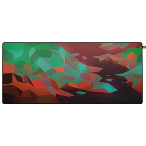 CHERRY XTRFY GP5, XL Gaming-Mauspad aus Stoff (920 x 400 x 3 mm), Glattes Speed-Pad für Präzision, Vernähte Kanten, Rutschfest, Maschinenwaschbar, Litus Red CHERRY XTRFY GP5, XL Gaming-Mauspad aus Stoff (920 x 400 x 3 mm), Glattes Speed-Pad für Präzision, Vernähte Kanten, Rutschfest, Maschinenwaschbar, Litus Red