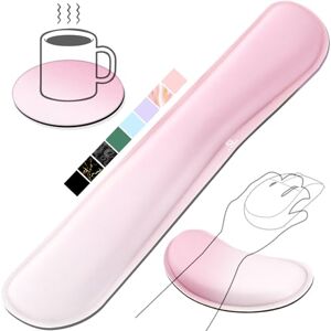Gimars Handballenauflage Tastatur, Ergonomisches Tastatur mauspad mit gelkissen Memory Foam Handauflage, Handgelenkauflage für Tippen Schmerzlinderung, Komfort für Büro, Gaming, Rosa Farbverlauf Gimars Handballenauflage Tastatur, Ergonomisches Tastatur mauspad mit gelkissen Memory Foam Handauflage, Handgelenkauflage für Tippen Schmerzlinderung, Komfort für Büro, Gaming, Rosa Farbverlauf
