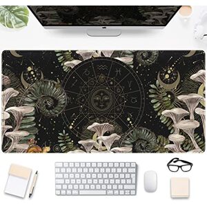 DSKGSJH Moon Mushroom Gaming Schreibtischunterlage Niedliche Dunkle Tarot Mousemats Schreibtischmatte, Full Desk Mouse Keyboard Matte XXL, Laptop Schreibtischunterlage 80x40 cm DSKGSJH Moon Mushroom Gaming Schreibtischunterlage Niedliche Dunkle Tarot Mousemats Schreibtischmatte, Full Desk Mouse Keyboard Matte XXL, Laptop Schreibtischunterlage 80x40 cm