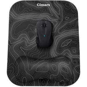 Gimars Mauspad mit Gelkissen, Ergonomisches Mousepad mit Handauflage, Gel Memory Foam Wasserdicht Mauspads mit Handgelenkauflage für Computer Laptop Offfice Heim, Topographische Karte Gimars Mauspad mit Gelkissen, Ergonomisches Mousepad mit Handauflage, Gel Memory Foam Wasserdicht Mauspads mit Handgelenkauflage für Computer Laptop Offfice Heim, Topographische Karte