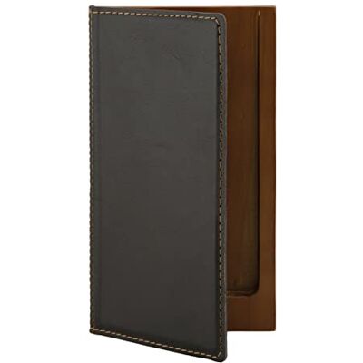 SECURIT Rechnungsmappe Luxe Trendy Line Buchenholz + Kunstledereinband Elastischer Verschluss Für Cafés, Bars, Restaurants Schwarz SECURIT Rechnungsmappe Luxe Trendy Line Buchenholz + Kunstledereinband Elastischer Verschluss Für Cafés, Bars, Restaurants Schwarz