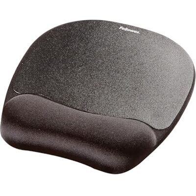 Fellowes Everyday Mousepad mit Handgelenkstütze Ergonomisches Mauspad für Computer-Laptop, Ergonomische Handgelenkstütze Schwarz Fellowes Everyday Mousepad mit Handgelenkstütze Ergonomisches Mauspad für Computer-Laptop, Ergonomische Handgelenkstütze Schwarz