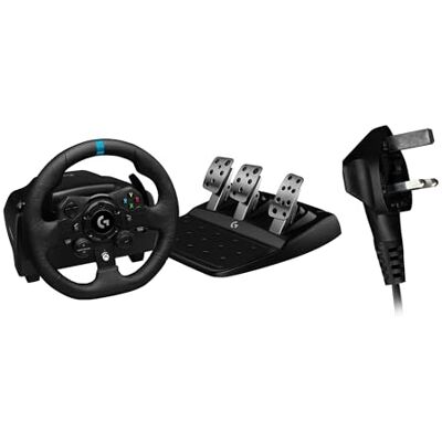 Logitech G923 Rennlenkrad und Pedale für Xbox Series X S (UK STECKER) Xbox One und PC, UK-Stecker Schwarz Logitech G923 Rennlenkrad und Pedale für Xbox Series X S (UK STECKER) Xbox One und PC, UK-Stecker Schwarz