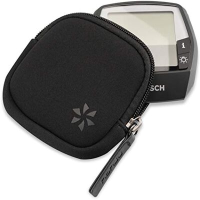 honju Bike Neoprentasche für Bosch Intuvia E-Bike Display Schwarz Schutztasche aus elastischem Neopren mit Mikrofaser-Innenfutter, Stoßlippe für Kantenschutz & hochwertigem Reißverschluss honju Bike Neoprentasche für Bosch Intuvia E-Bike Display Schwarz Schutztasche aus elastischem Neopren mit Mikrofaser-Innenfutter, Stoßlippe für Kantenschutz & hochwertigem Reißverschluss