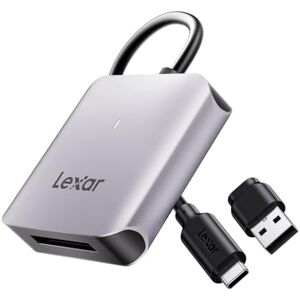 Lexar RW510 CFexpress Typ B Kartenleser, bis zu 10Gbps, USB 3.2 Gen 2 CF Speicherkartenleser für CFe Typ B Karte, CF Kartenleser inklusive USB-Typ-C-Kabel (LRW510U-BNHNG) Lexar RW510 CFexpress Typ B Kartenleser, bis zu 10Gbps, USB 3.2 Gen 2 CF Speicherkartenleser für CFe Typ B Karte, CF Kartenleser inklusive USB-Typ-C-Kabel (LRW510U-BNHNG)