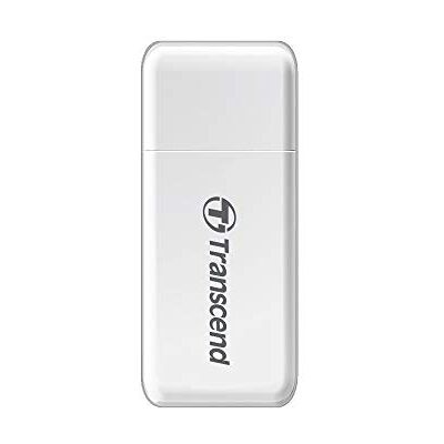 Transcend RDF5 SD-Kartenleser, Dual-Slots USB Typ A auf Micro-SD-Adapter USB 3.1 Gen1, Kartenleser für SDXC-, SDHC-, SD-, microSDXC-, microSD-, microSDHC-, TF- und UHS-I-Karten, Weiß Transcend RDF5 SD-Kartenleser, Dual-Slots USB Typ A auf Micro-SD-Adapter USB 3.1 Gen1, Kartenleser für SDXC-, SDHC-, SD-, microSDXC-, microSD-, microSDHC-, TF- und UHS-I-Karten, Weiß