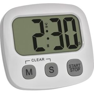 TFA Dostmann Digitaler Kurzzeitmesser zum Kochen/Lernen/Sport, 38.2057.02, Inklusive Stoppuhr und Uhrzeit, Magnetisch, Großes Display, Eieruhr, Küchen-Timer, Weiß TFA Dostmann Digitaler Kurzzeitmesser zum Kochen/Lernen/Sport, 38.2057.02, Inklusive Stoppuhr und Uhrzeit, Magnetisch, Großes Display, Eieruhr, Küchen-Timer, Weiß