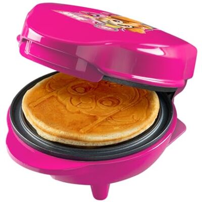 Bestron Paw Patrol Mini Waffeleisen, Waffeleisen mit Sonderplatte "Skye", Waffelgröße: Ø 10cm, ideale Größe für Kinder, für Geburtstage oder als Geschenk, offizielles Lizenzprodukt, Farbe: Rosa Bestron Paw Patrol Mini Waffeleisen, Waffeleisen mit Sonderplatte "Skye", Waffelgröße: Ø 10cm, ideale Größe für Kinder, für Geburtstage oder als Geschenk, offizielles Lizenzprodukt, Farbe: Rosa
