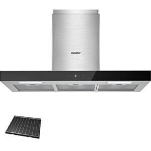 Comfee ' CHW 7.9M77A3 A+++ Dunstabzugshaube 90cm Umluft/Abluft, Abzugshaube mit 650m³/h Starker Saugleistung, 4 Geschwindigkeiten, Berührungssteuerung & Gestensteuerung, Wandhaube mit Aktivkohlefilter Comfee ' CHW 7.9M77A3 A+++ Dunstabzugshaube 90cm Umluft/Abluft, Abzugshaube mit 650m³/h Starker Saugleistung, 4 Geschwindigkeiten, Berührungssteuerung & Gestensteuerung, Wandhaube mit Aktivkohlefilter