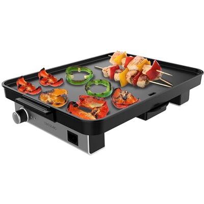 Cecotec Elektrische Grillplatte mit Abnehmbaren Magnetteilen Magnet 1800, 1800W, Aluminium mit Teflonbeschichtung, Antihaft, Spülmaschinenfest, Einstellbarer Thermostat, Große Kochfläche Cecotec Elektrische Grillplatte mit Abnehmbaren Magnetteilen Magnet 1800, 1800W, Aluminium mit Teflonbeschichtung, Antihaft, Spülmaschinenfest, Einstellbarer Thermostat, Große Kochfläche