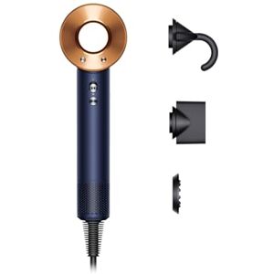Dyson Supersonic Nural™ Haartrockner Straight+Wavy – Schnelles, intelligentes Trocknen ohne extreme Hitze, automatische Temperaturregelung, 3 Aufsätze für glattes bis welliges Haar., Nachtblau/Kupfer Dyson Supersonic Nural™ Haartrockner Straight+Wavy – Schnelles, intelligentes Trocknen ohne extreme Hitze, automatische Temperaturregelung, 3 Aufsätze für glattes bis welliges Haar., Nachtblau/Kupfer