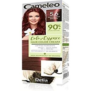 Cameleo Color Essence Färbecreme Mahagonibraun Färbung "TON IN TON". Wirkung bis zu 8 Waschgänge Natürliche, tiefe Farbe Farbauffrischung Pflege Weißer Mohn und Arganöl 75g Cameleo Color Essence Färbecreme Mahagonibraun Färbung "TON IN TON". Wirkung bis zu 8 Waschgänge Natürliche, tiefe Farbe Farbauffrischung Pflege Weißer Mohn und Arganöl 75g