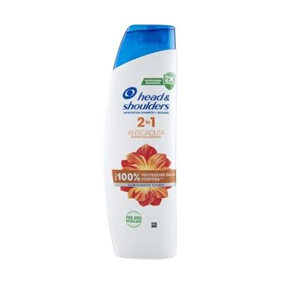 Head & Shoulders Anti-Haarausfall-Shampoo und Spülung 2-in-1 für Sie, 250 ml. Bis zu 100% Schutz vor Schuppen, klinisch getestet. Für alle Haut- und Haartypen. Für den täglichen Gebrauch Head & Shoulders Anti-Haarausfall-Shampoo und Spülung 2-in-1 für Sie, 250 ml. Bis zu 100% Schutz vor Schuppen, klinisch getestet. Für alle Haut- und Haartypen. Für den täglichen Gebrauch