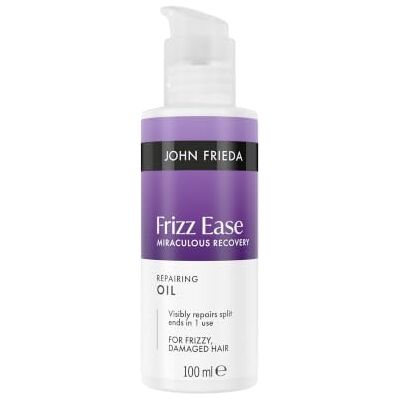 John Frieda Frizz Ease Wunder Reparatur Haar-Öl Feuchtigkeitsspendendes Haaröl für krauses, geschädigtes Haar Inhalt: 100 ml John Frieda Frizz Ease Wunder Reparatur Haar-Öl Feuchtigkeitsspendendes Haaröl für krauses, geschädigtes Haar Inhalt: 100 ml