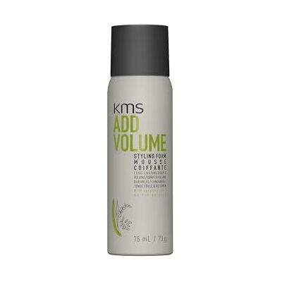 KMS ADDVOLUME Styling Foam für feines bis mittelstarkes, kraftloses Haar, verleiht Volumen bis zu 72 Stunden, vegane Formulierung mit upgecyceltem Reis, ohne Silikone, 75ml KMS ADDVOLUME Styling Foam für feines bis mittelstarkes, kraftloses Haar, verleiht Volumen bis zu 72 Stunden, vegane Formulierung mit upgecyceltem Reis, ohne Silikone, 75ml