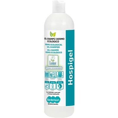 BACTERISAN Hospigel 750ml Schützendes dermoökologisches Shampoo-Gel Cremig und prickelnd für den täglichen Gebrauch Produkt mit Umweltzeichen 750 ml BACTERISAN Hospigel 750ml Schützendes dermoökologisches Shampoo-Gel Cremig und prickelnd für den täglichen Gebrauch Produkt mit Umweltzeichen 750 ml