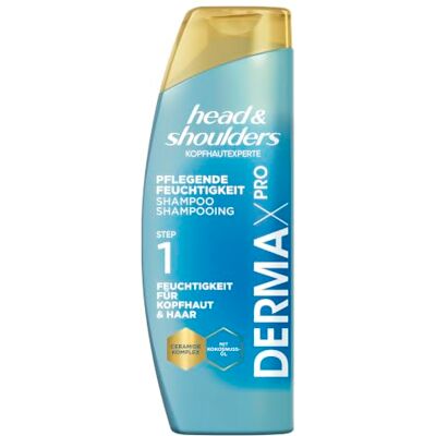 Head & Shoulders DermaXPro Repairing Moisture Shampoo 400 ml Mit Kokosöl & Ceramide-Komplex, Spendet der Kopfhaut Feuchtigkeit, hilft bei regelmäßiger Anwendung Trockenheit zu reduzieren Head & Shoulders DermaXPro Repairing Moisture Shampoo 400 ml Mit Kokosöl & Ceramide-Komplex, Spendet der Kopfhaut Feuchtigkeit, hilft bei regelmäßiger Anwendung Trockenheit zu reduzieren
