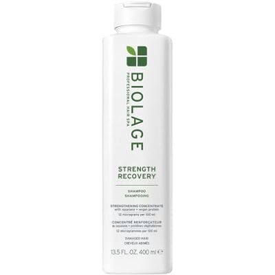 Biolage Restrukturierendes Shampoo für beschädigtes Haar, glättend, angereichert mit veganem Squalan, Strenght Recovery, 400 ml Biolage Restrukturierendes Shampoo für beschädigtes Haar, glättend, angereichert mit veganem Squalan, Strenght Recovery, 400 ml