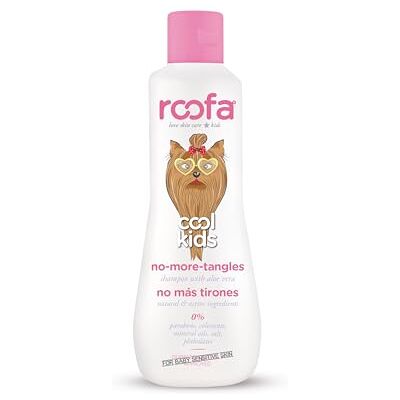 Roofa Cool Kids Shampoo für Kinder, kein Ziehen, 300 ml, 92% natürlich, mit Aloe Vera und Ringelblume, Erdbeerduft Roofa Cool Kids Shampoo für Kinder, kein Ziehen, 300 ml, 92% natürlich, mit Aloe Vera und Ringelblume, Erdbeerduft