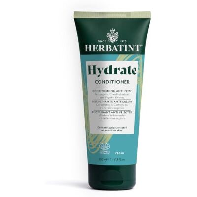 Herbatint Hydrate Conditioner, Bio-Hydrierender Pflegebalsam – 200 ml Für trockenes, dehydriertes und krauses Haar, für empfindliche Haut, 99% natürliche Inhaltsstoffe, mit pflanzlichem Keratin Herbatint Hydrate Conditioner, Bio-Hydrierender Pflegebalsam – 200 ml Für trockenes, dehydriertes und krauses Haar, für empfindliche Haut, 99% natürliche Inhaltsstoffe, mit pflanzlichem Keratin