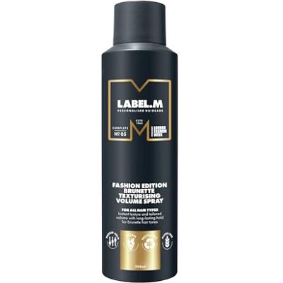 label.m Fashion Edition Brunette Texturising Volume Spray 200ml label.m Fashion Edition Brunette Texturising Volume Spray 200ml