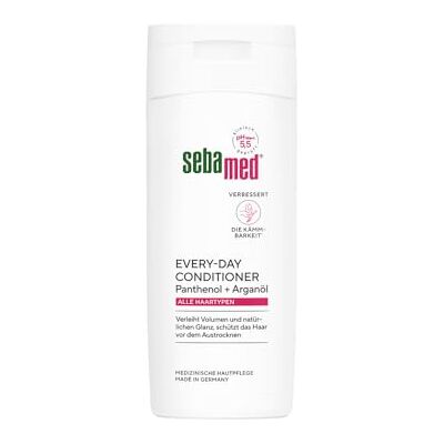 Sebamed Every Day Conditioner 200 ml, verleiht Volumen und natürlichen Glanz, schützt das Haar vor dem Austrockenen, mit Panthenol und Arganöl, verbessert die Kämmbarkeit, für alle Haartypen geeignet Sebamed Every Day Conditioner 200 ml, verleiht Volumen und natürlichen Glanz, schützt das Haar vor dem Austrockenen, mit Panthenol und Arganöl, verbessert die Kämmbarkeit, für alle Haartypen geeignet