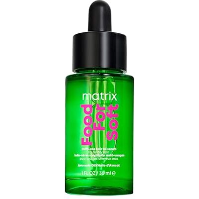 Matrix , Feuchtigkeitsspendendes Mehrzweck-Öl für trockenes Haar, Hitzeschützer, seidiger Effekt, mit Avocado-Öl und Hyaluronsäure, Food For Soft, 30 ml Matrix , Feuchtigkeitsspendendes Mehrzweck-Öl für trockenes Haar, Hitzeschützer, seidiger Effekt, mit Avocado-Öl und Hyaluronsäure, Food For Soft, 30 ml