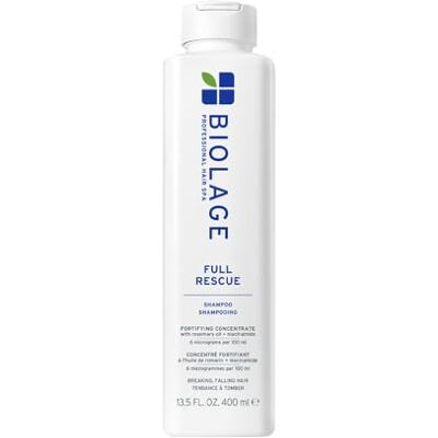 Biolage Verdichtendes Shampoo für feines Haar, geeignet für alle Haartypen, angereichert mit Rosmarinöl, Niacinamid und Vitamin B, Full Rescue, 400 ml Biolage Verdichtendes Shampoo für feines Haar, geeignet für alle Haartypen, angereichert mit Rosmarinöl, Niacinamid und Vitamin B, Full Rescue, 400 ml