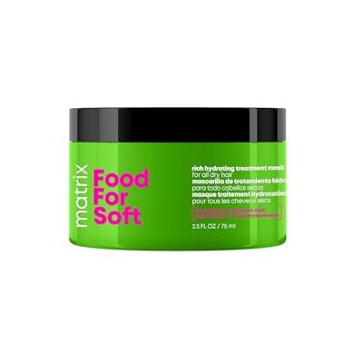 Matrix , Feuchtigkeitsmaske, trockenes bis sehr trockenes Haar, angereichert mit Hyaluronsäure und Avocadoöl, Food For Soft, 75 ml Matrix , Feuchtigkeitsmaske, trockenes bis sehr trockenes Haar, angereichert mit Hyaluronsäure und Avocadoöl, Food For Soft, 75 ml