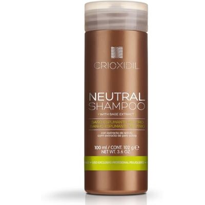 Crioxidil Neutrales Shampoo, pH 5,5-100 ml, mit Salbei-Extrakt, für alle Haartypen, Seidigkeit und Glanz, trocknet die Kopfhaut nicht aus, verleiht feinem Haar Volumen Crioxidil Neutrales Shampoo, pH 5,5-100 ml, mit Salbei-Extrakt, für alle Haartypen, Seidigkeit und Glanz, trocknet die Kopfhaut nicht aus, verleiht feinem Haar Volumen