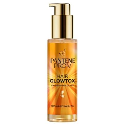 Pantene Pro-V Hair Glowtox-Öl Vor Und Nach Der Haarwäsche 100 ml Für Glänzendes Haar, Repariert Anzeichen Von Schäden Für 72 Stunden Gesunden Glanz, Zieht Schnell Ein, Nicht Fettiges Gefühl Pantene Pro-V Hair Glowtox-Öl Vor Und Nach Der Haarwäsche 100 ml Für Glänzendes Haar, Repariert Anzeichen Von Schäden Für 72 Stunden Gesunden Glanz, Zieht Schnell Ein, Nicht Fettiges Gefühl