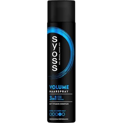 Syoss Haarspray Volume Haltegrad 4 (400 ml), Styling-Spray Styling Spray mit 48h Halt für extra starken Halt, mit Anti-Platt-Effekt, für Volumen und Stärke direkt vom Ansatz an Syoss Haarspray Volume Haltegrad 4 (400 ml), Styling-Spray Styling Spray mit 48h Halt für extra starken Halt, mit Anti-Platt-Effekt, für Volumen und Stärke direkt vom Ansatz an