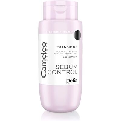 Cameleo Expert – Sebum Control – Shampoo für fettiges Haar – Reduziert Sebumproduktion, reinigt tiefenwirksam & erfrischt die Kopfhaut – Aktivkohle & HydroScalp Komplex – 300 ml Cameleo Expert – Sebum Control – Shampoo für fettiges Haar – Reduziert Sebumproduktion, reinigt tiefenwirksam & erfrischt die Kopfhaut – Aktivkohle & HydroScalp Komplex – 300 ml