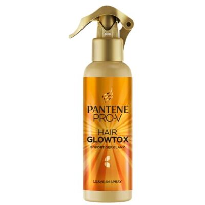 Pantene Pro-V Hair Glowtox Leave-In Spray 200ml für sofortigen Glanz, 24H Anti-Frizz, bis zu 230°C Hitzeschutz, Repariert und reduziert Haarbruch, Mit Vitamin E & Niacinamid Pantene Pro-V Hair Glowtox Leave-In Spray 200ml für sofortigen Glanz, 24H Anti-Frizz, bis zu 230°C Hitzeschutz, Repariert und reduziert Haarbruch, Mit Vitamin E & Niacinamid