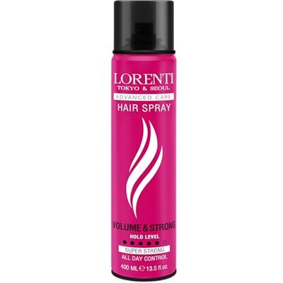 LORENTI TOKYO & SEOUL Barber Hair Spray Super Strong 400ml Haarspray Herren Volumen Spray mit Starkem Halt natürliches Finish ohne Verkleben bis zu 24 h Halt Friseur Haarstyling LORENTI TOKYO & SEOUL Barber Hair Spray Super Strong 400ml Haarspray Herren Volumen Spray mit Starkem Halt natürliches Finish ohne Verkleben bis zu 24 h Halt Friseur Haarstyling