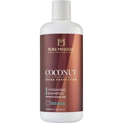 Pure Mineral Nährendes Shampoo mit Kokosöl Stärkt und bringt trockenes Haar zum Glänzen Vitamine und Mineralien Ohne Sulfate, Parabene, Petrolate 500ml Pure Mineral Nährendes Shampoo mit Kokosöl Stärkt und bringt trockenes Haar zum Glänzen Vitamine und Mineralien Ohne Sulfate, Parabene, Petrolate 500ml