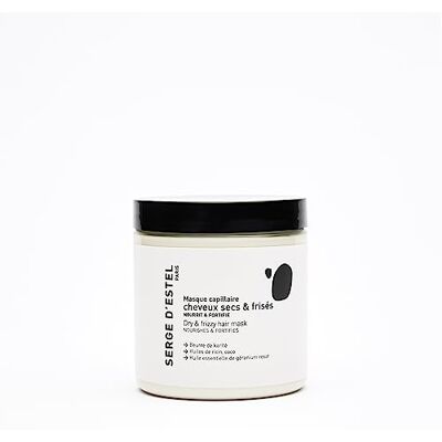 SERGE D'ESTEL PARIS Haarmaske für Trockenes und Lockiges Haar, 250g Nährt Tief Verleiht Glanz und Definition Locken Sheabutter Rizinusöl 100% Vegan SERGE D'ESTEL PARIS Haarmaske für Trockenes und Lockiges Haar, 250g Nährt Tief Verleiht Glanz und Definition Locken Sheabutter Rizinusöl 100% Vegan
