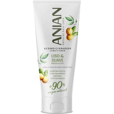 ANIAN Glatter und weicher Conditioner, 250 ml, für diszipliniertes und krauses Haar, Glanz und Feuchtigkeit für das Haar, mit Marulaöl, pflanzlichem Keratin und Hyaluronsäure ANIAN Glatter und weicher Conditioner, 250 ml, für diszipliniertes und krauses Haar, Glanz und Feuchtigkeit für das Haar, mit Marulaöl, pflanzlichem Keratin und Hyaluronsäure