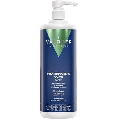 Valquer Laboratorios VALQUER Oliven-Haarmaske ohne Sulfate Reparierende Tiefenpflege für trockenes und geschädigtes Haar Mit natürlichen Inhaltsstoffen, Panthenol und Aloe Vera Vegan 975 ml Valquer Laboratorios VALQUER Oliven-Haarmaske ohne Sulfate Reparierende Tiefenpflege für trockenes und geschädigtes Haar Mit natürlichen Inhaltsstoffen, Panthenol und Aloe Vera Vegan 975 ml