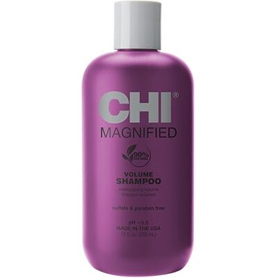 CHI Magnified Volume Shampoo, Hilft das Haar zu stärken & Volumen zu verleihen, Für alle Haartypen, Sulfat-, Paraben- & Tierversuchsfrei, 355 mL CHI Magnified Volume Shampoo, Hilft das Haar zu stärken & Volumen zu verleihen, Für alle Haartypen, Sulfat-, Paraben- & Tierversuchsfrei, 355 mL