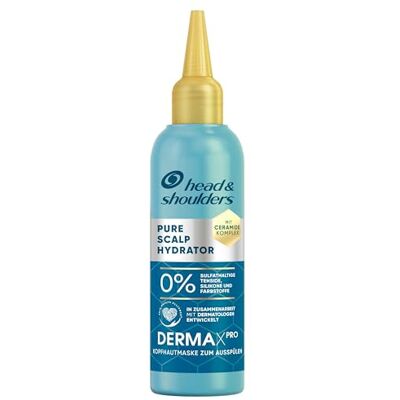 Head & Shoulders DermaXPro Pure Scalp Hydrator Kopfhautmaske zum Ausspülen 145ml, Frei von sulfatierenden Tensiden, Silikonen und Farbstoffen; Mit Ceramid-Komplex Head & Shoulders DermaXPro Pure Scalp Hydrator Kopfhautmaske zum Ausspülen 145ml, Frei von sulfatierenden Tensiden, Silikonen und Farbstoffen; Mit Ceramid-Komplex