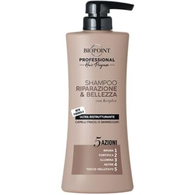 BIOPOINT riparazione & beautzza shampoo 400 ml BIOPOINT riparazione & beautzza shampoo 400 ml