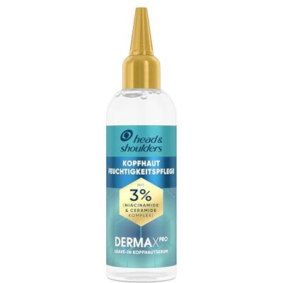 Head & Shoulders DermaXPro Instant Kopfhaut-Feuchtigkeitspflege145ml mit Niacinamid und Ceramid-Komplex für Trockene, Spannende Kopfhaut Head & Shoulders DermaXPro Instant Kopfhaut-Feuchtigkeitspflege145ml mit Niacinamid und Ceramid-Komplex für Trockene, Spannende Kopfhaut