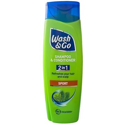 Wash & Go Shampoo 2 in 1, 200 ml Sport, 200 g Wash & Go Shampoo 2 in 1, 200 ml Sport, 200 g