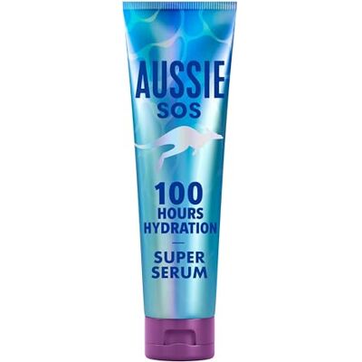 Aussie SOS Super Serum All In One Leave In Pflege 160ml 100 Stunden Feuchtigkeit für Trockenes, Strapaziertes Haar, Spendet Feuchtigkeit und Glanz, Entwirrt, Hilft, Spliss zu Verhindern Aussie SOS Super Serum All In One Leave In Pflege 160ml 100 Stunden Feuchtigkeit für Trockenes, Strapaziertes Haar, Spendet Feuchtigkeit und Glanz, Entwirrt, Hilft, Spliss zu Verhindern