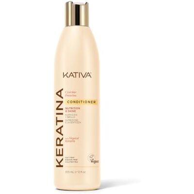 KATIVA Keratin Haarspülung chemisch behandeltes Haar Entwirrt sanft. Schützt vor Haarbruch. Mit Cystein-Proteinen KATIVA Keratin Haarspülung chemisch behandeltes Haar Entwirrt sanft. Schützt vor Haarbruch. Mit Cystein-Proteinen