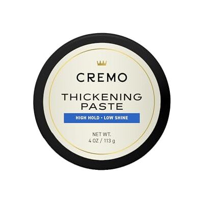Cremo Herren-Haarpaste – hochwertige Verdickungspaste in Friseurqualität mit hohem Halt und niedrigem Glanz, 118 ml Cremo Herren-Haarpaste – hochwertige Verdickungspaste in Friseurqualität mit hohem Halt und niedrigem Glanz, 118 ml
