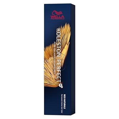 Wella Professionals Koleston Perfect Rich Naturals Permanente Haarfarbe Professionelle Coloration mit bis zu 100% Grauabdeckung & Me+ Farbtechnologie – 4/3 Mittelbraun Gold, 60ml Wella Professionals Koleston Perfect Rich Naturals Permanente Haarfarbe Professionelle Coloration mit bis zu 100% Grauabdeckung & Me+ Farbtechnologie – 4/3 Mittelbraun Gold, 60ml